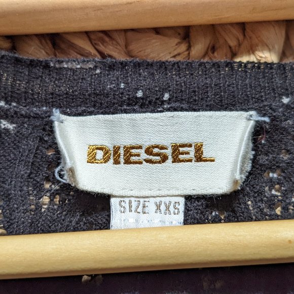 EUC (XXS) - DIESEL Rag Roll Effect Oversized Sweater - Picture 11 of 13